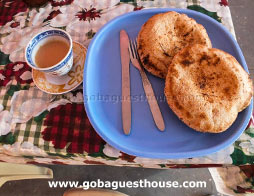 Nubra Goba Guest House Breakfast